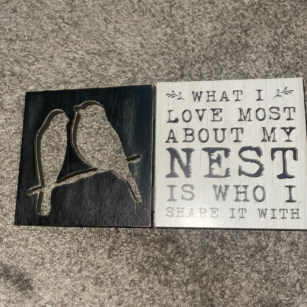 Cute decor with quote